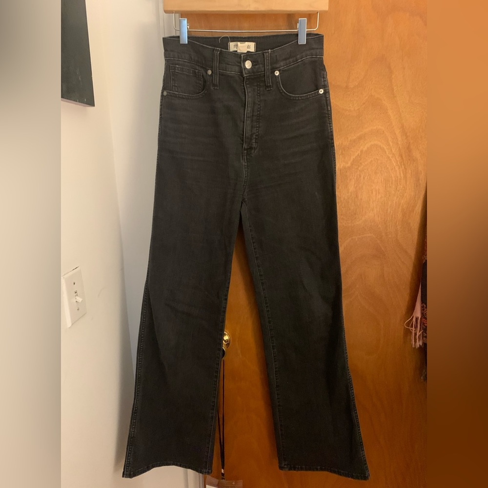 Madewell 11” high rise flare, size 27.
